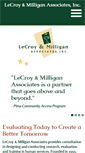 Mobile Screenshot of lecroymilligan.com